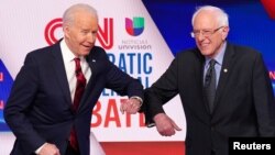 Bernie Sanders da Joe Biden