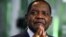 Le Premier ministre centrafricain Firmin Ngrebada donne une interview en marge du Forum économique international de Saint-Pétersbourg (SPIEF) à Saint-Pétersbourg, le 4 juin 2021.