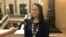 FILE - Shannon Holsey, president of the Stockbridge-Munsee tribe, speaks to reportersin the Wisconsin state Capitol April 4, 2017. Indigenous students from Wisconsin will be able to attend the University of Wisconsin-Madison for free beginning next fall. 