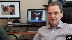 A Feb. 12, 2016, photo shows Saul Berenthal, partner in a tractor company, in his office in Raleigh, N.C.