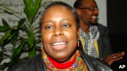 L'ancienne parlementaire américaine Cynthia McKinney, 30 décembre 2008.