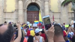 Venezolanos en Miami protestan contra Maduro