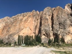 FILE - Villages of Shohimardon, Ferghana region, Uzbekistan, July 2019