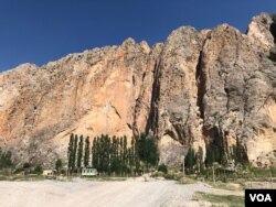 FILE - Villages of Shohimardon, Ferghana region, Uzbekistan, July 2019