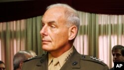 FILE - U.S. Marine Gen. John F. Kelly, commander of U.S. Southern Command, says about 100 Islamist militant recruits have left the Caribbean and South America to train and fight in Syria. 
