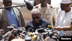 Le président Ibrahim Boubacar Keïta du Mali, lors de presse, à Bamako, 21 novembre 2015. (REUTERS/Joe Penney)