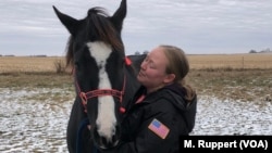 Former horse trainer assistant Kayla Lanning had to drive 85 miles (136 km) to deliver twins last year. They are now being treated by a specialist at yet another hospital, 76 miles (122 km) away, Nov. 10, 2018. 