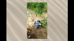 Pendistribusian logistik pemilu di Kecamatan Pipikoro, Kabupaten Sigi, Sulawesi Tengah, 16 April 2019 (courtesy: Kodim 1306 Donggala)