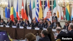 د اروپايي اتحادیې د بهرنیو چارو وزیرانو غونډه