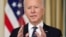 El presidente de los Estados Unidos, Joe Biden, habla en el Comedor de la Casa Blanca en Washington, el 15 de marzo de 2021.
