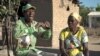 James Nyatanga and his wife Febby Felictus Dube from Zvimba district say their 95-year old hero died of stress after he was deposed in 2017 and since then life has been miserable for Zimbabweans. (C. Mavhunga/VOA)