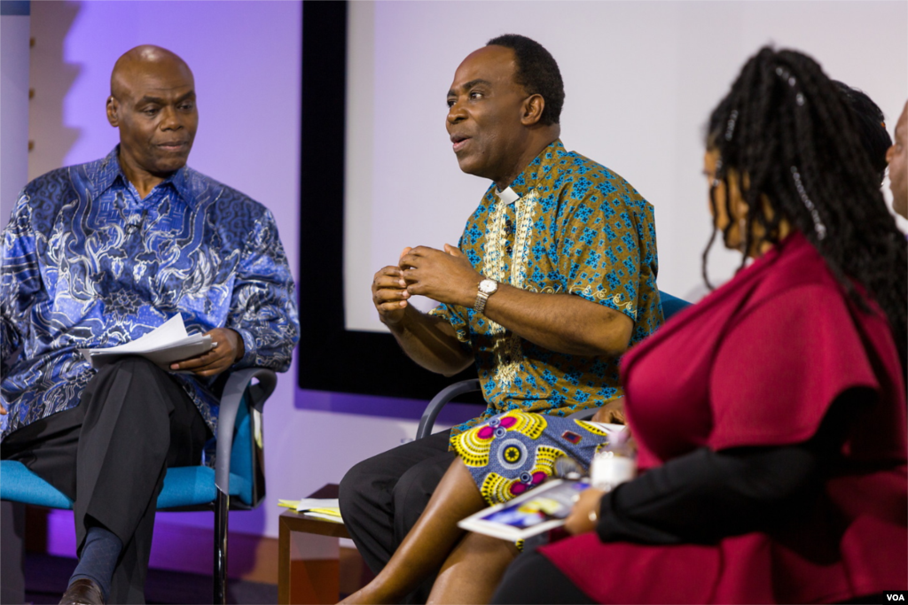 Fr. Aniedi Okure is the Executive Director of the Africa Faith and Justice Network. He has contributed to numerous research projects at Catholic University&#39;s Institute for Policy Research.&nbsp; He has taught an numerous universities including Catholic University of America, The George Washington University, the University of California Davis, and the University of Ife, Nigeria.