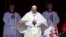 Pope Francis arrives to celebrate a canonization ceremony of four new saints in St. Peter's Square at the Vatican, May 17, 2015. 