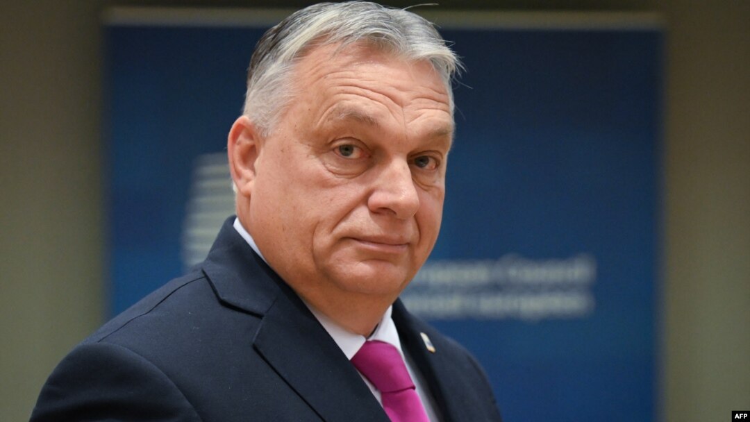 Thủ tướng Hungary Viktor Orban tại trụ sở EU ở Brussels, 14/12/2023.