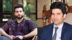 از راست: غلام محی‌الدین صاحب‌زاده و جهادمل حبیبی