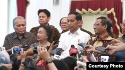 Presiden mengeluarkan wacana soal Perppu KPK usai bertemu dengan para tokoh. (Foto: presidenri.go.id)