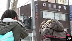 방과 후 학원으로 향하는 아이들.