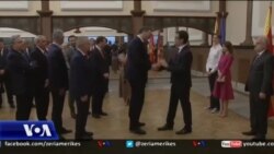 Shkup, Stevo Pendarovski merr detyrën e presidentit