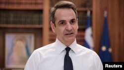 Perdana Menteri Yunani Kyriakos Mitsotakis 