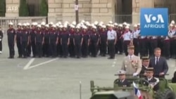 Fête du 14 juillet: mini-défilé militaire confiné place de la Concorde en France