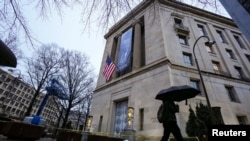 资料照片：位于华盛顿的美国司法部大楼