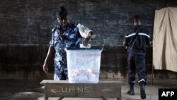 Lors de l'élection présidentielle à Lomé, le 22 avril 2015.