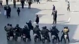 تصاویر مربوط به اعترضات در شهرهای مختلف ایران - شیراز، چهار راه زند ۲۷ آبان