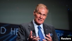 FILE - NASA Administrator Bill Nelson speaks during a news conference at NASA headquarters in Washington, June 2, 2021.