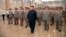 North Korean leader Kim Jong Un (C) visits the Kumsusan Palace of the Sun at midnight on Tuesday on the occasion of the 20th anniversary of the demise of President Kim Il Sung in this photo released by North Korea's Korean Central News Agency (KCNA) in Py