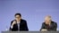 German Finance Minister Wolfgang Schaeuble, right, and U.S. Treasury Secretary Jack Lew attend a news conference after a meeting at the Finance Ministry in Berlin, Jan. 8, 2014.