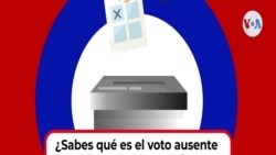 ¿Sabes qué es el voto ausente o el voto por correo?