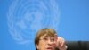 La Alta Comisionada de las Naciones Unidas para los Derechos Humanos, Michelle Bachelet, hace gestos durante una conferencia de prensa en la sede europea de las Naciones Unidas en Ginebra, Suiza, el 9 de diciembre de 2020.
