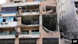ساختمان محل زندگی صالح العاروری، از رهبران حماس، گه در حمله پهپادی روز سه شنبه کشته شد