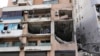 Edificio en los suburgios de Beirut, Libano, donde se albergaba el segundo al mando de Hamás, quien murió al instante luego de que un dron con explosivos impactara sobre la vivienda. 