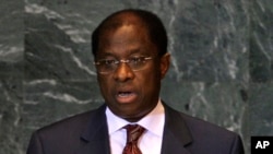 Le ministre congolais de la Justice Alexis Thambwe Mwamba, 28 septembre 2009.