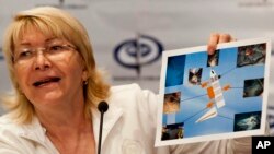 La fiscal general Luisa Ortega Díaz dijo que los responsables de las protestas deben permanecer detenidos.