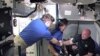 Endeavour Astronauts Begin Work on International Space Station