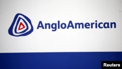 FILE-: The Anglo American logo is seen in Rusternburg October 5, 2015.