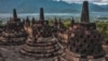 Candi Borobudur di Magelang, Jawa Tengah sepi pengunjung akibat pandemi. (Foto: PT TWC)