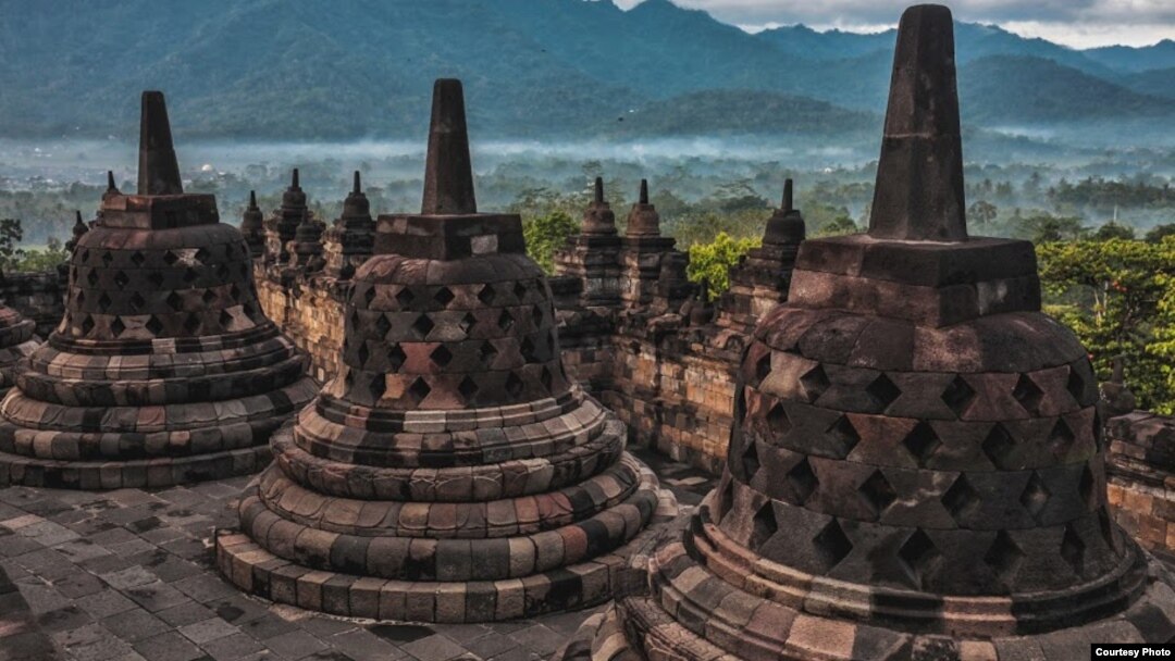 Candi Borobudur di Magelang, Jawa Tengah sepi pengunjung akibat pandemi. (Foto: PT TWC)