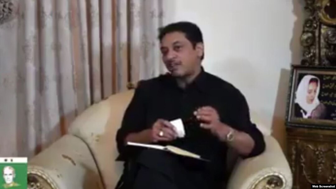 پاکستان پیپلز پارٹی کے سابق سینیٹر فیصل رضا عابدی ایک پرائیویٹ ٹی وی چینل میں ڈیم کے حوالے سے بات کر رہے ہیں۔ 