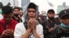 Muslim Protesters March Against Indonesia's New Labor Law 