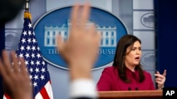 Msemaji wa White House Sarah Huckabee Sanders 