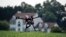 FILE - A drone is shown during a demonstration flight. 