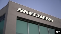 FILE - A Skechers USA, Inc. corporate office building is pictured in Manhattan Beach, California on Oct. 26, 2022. 