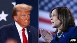 Duba a takaice ko su wanene wadannan 'yan takara biyu; Kamala Harris mataimakiyar shugaban kasar da kuma tsohon shugaban kasa Donald Trump