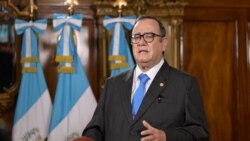 El presidente de Guatemala asegura en la OEA un traspaso pacífico de poder
