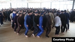 Участники суфийского радения в современной Ингушетии