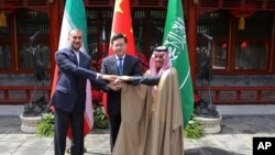 ابراز خوشحالی فیصل بن فرحان، وزیر خارجه عربستان سعودی، و حسین امیر عبداللهیان، وزیر خارجه وقت جمهوری اسلامی، به دلیل ازسرگیری روابط دو کشور با وساطت چین در اسفند ۱۴۰۱
