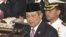 Presiden Susilo Bambang Yudhoyono saat memberikan pidato kenegaraan hari Selasa pagi (16/8).
